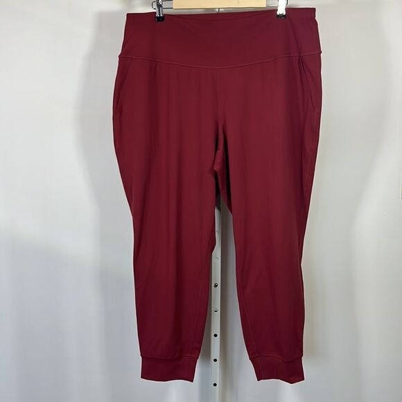 CORE 10 Women’s Cropped Athletic Leggings/Tights Mauve/Berry Size 2X Plus - Picture 2 of 11